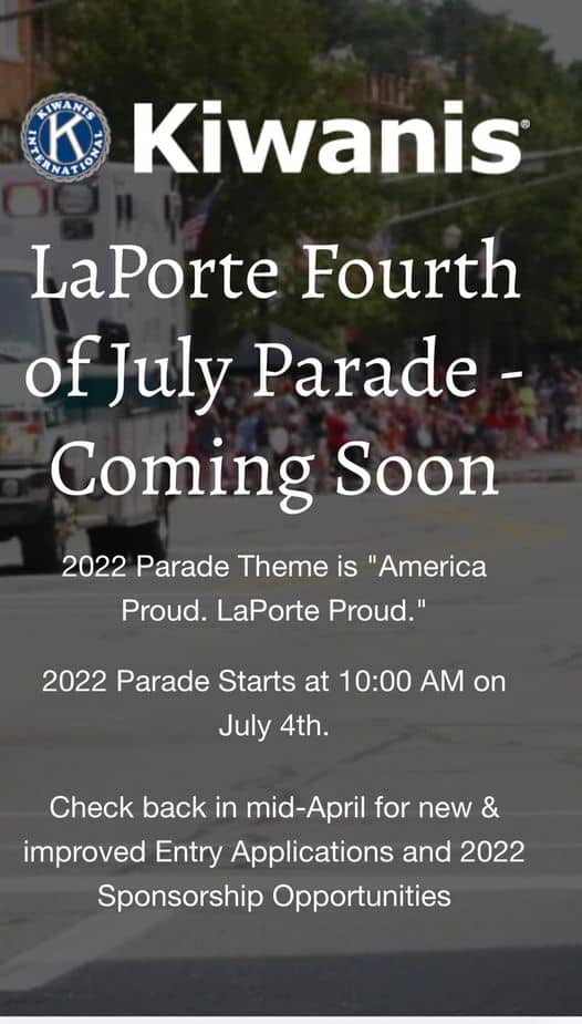 Kiwanis La Porte Fourth of July Parade La Porte County Democratic